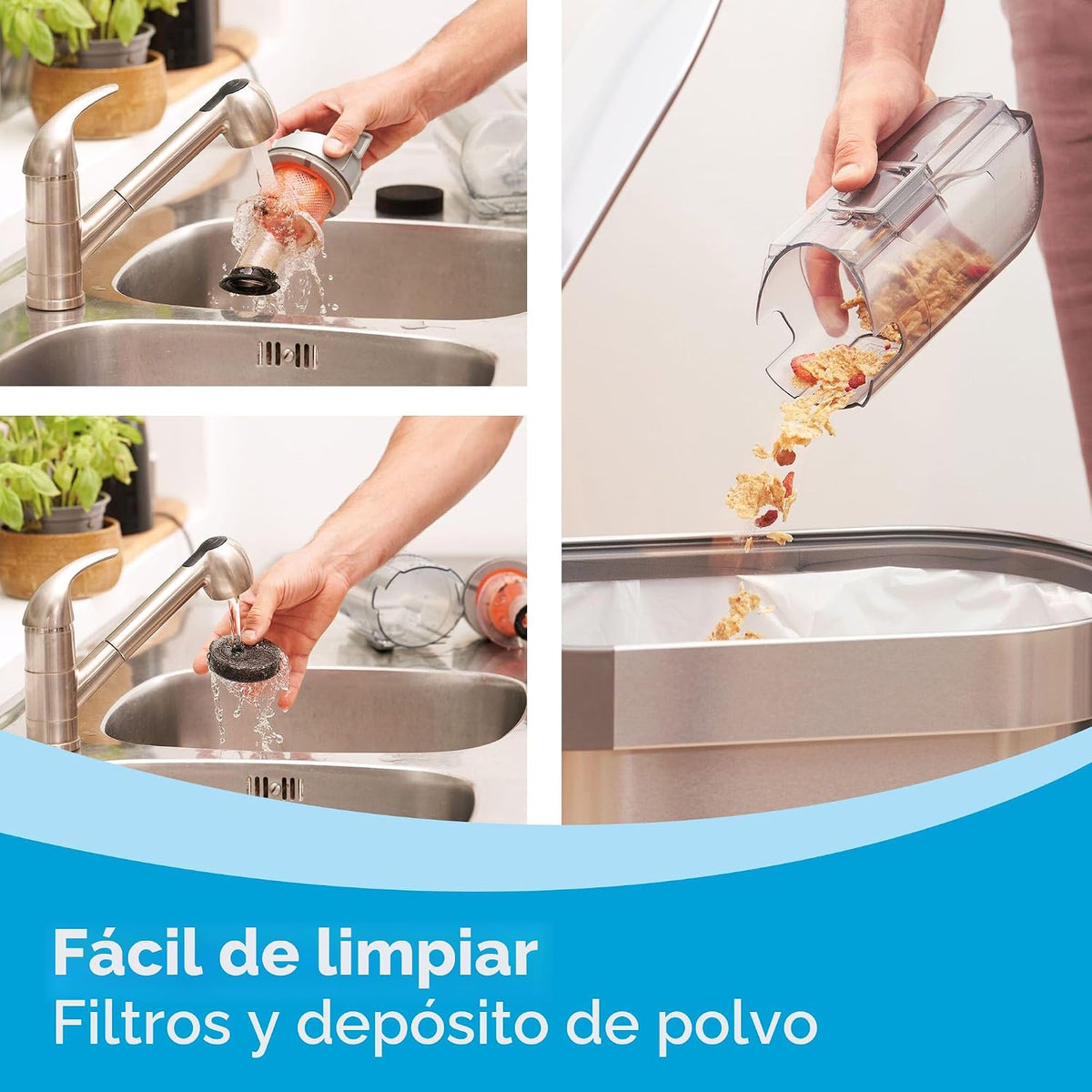 BLACK+DECKER POWERSERIES+ Aspirador Escoba Inalámbrico 20V MAX con...