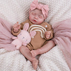 Muñeca bebé Aori Reborn, niña recién nacida dormida de 20 pulgadas...