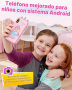 KOKODI Teléfono inteligente para niños de 4 pulgadas, pantalla táct...