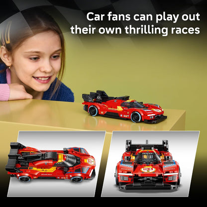 LEGO Campeones de Velocidad Ferrari 499P 77261 | Juguete de constru...