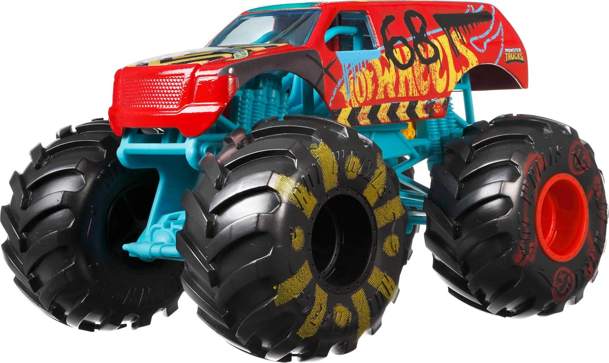 Hot Wheels Monster Trucks Derby de demostración de gran tamaño en e...