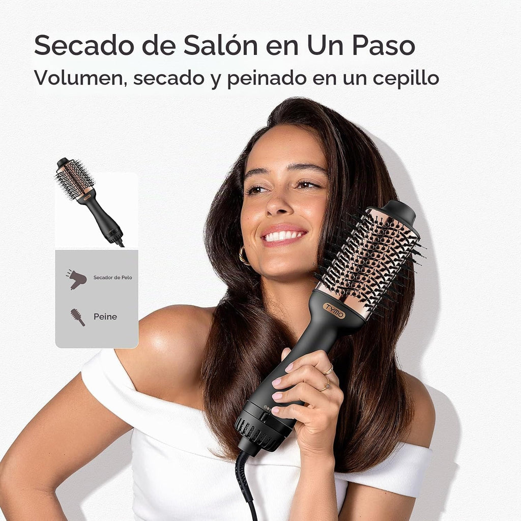 TYMO Cepillo secador de pelo Cepillo secador en uno, secador de pel...