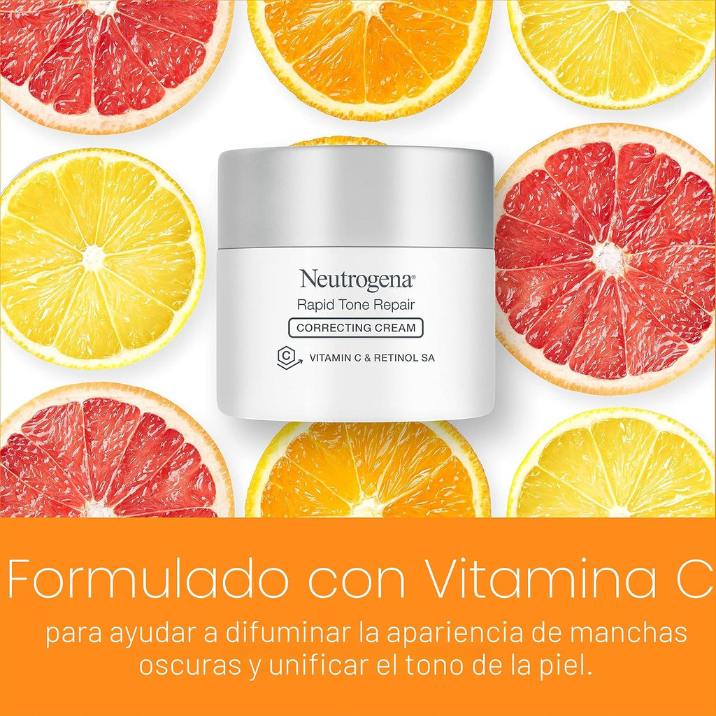 Neutrogena Rapid Tone Repair Retinol + Crema correctora de vitamina...