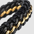 SERASAR | Pulsera de cuero genuino de primera calidad [acero] para...