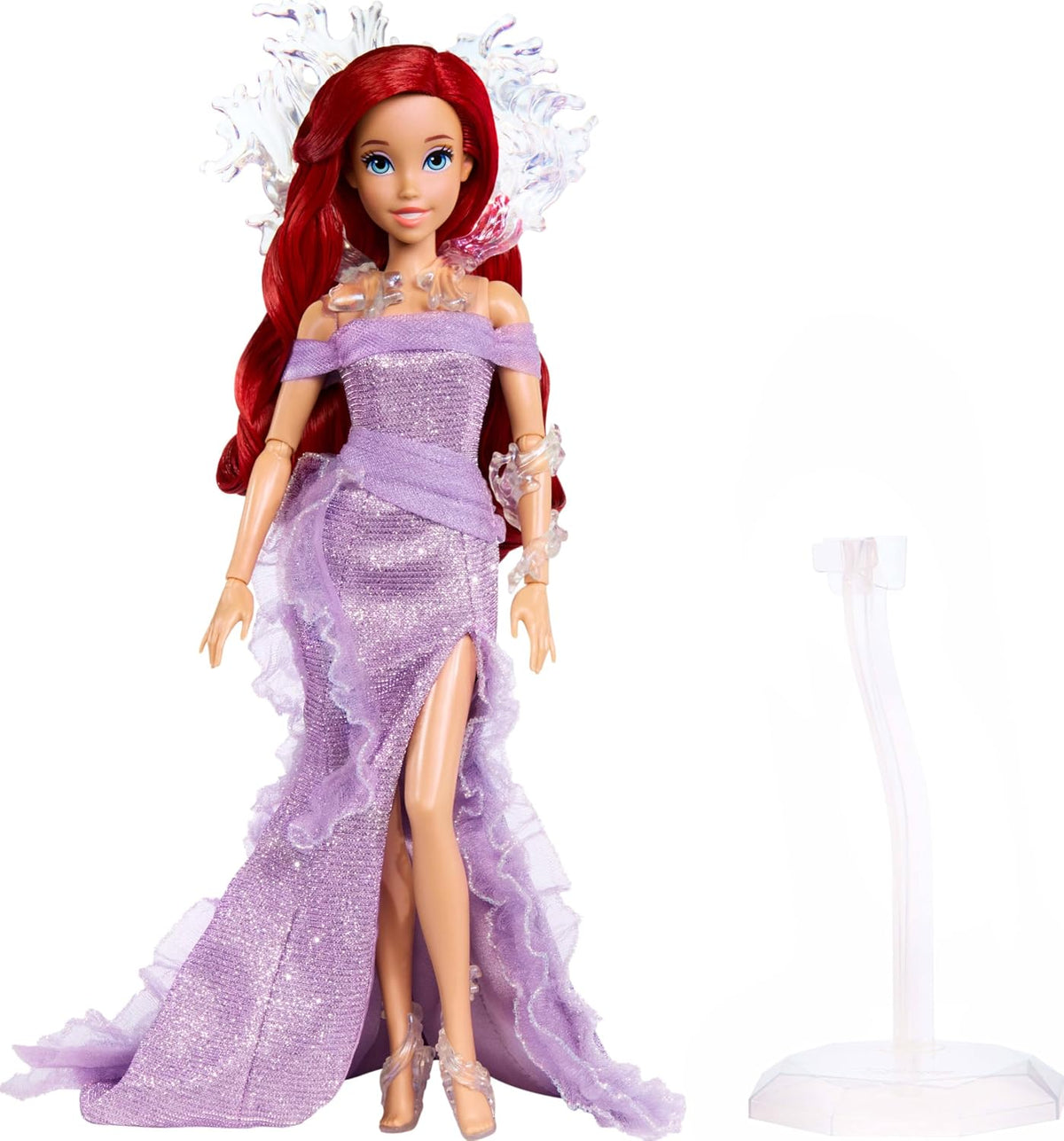 Mattel Muñeca Disney Ariel de La Sirenita con Soporte de Exhibición...