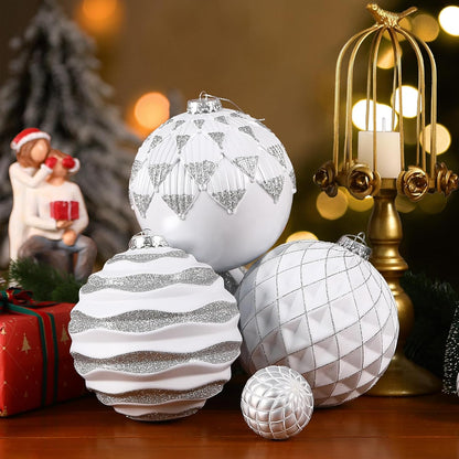 Alupssuc Bolas de Navidad grandes de 6 pulgadas\/5.906 in, 4 unidad...