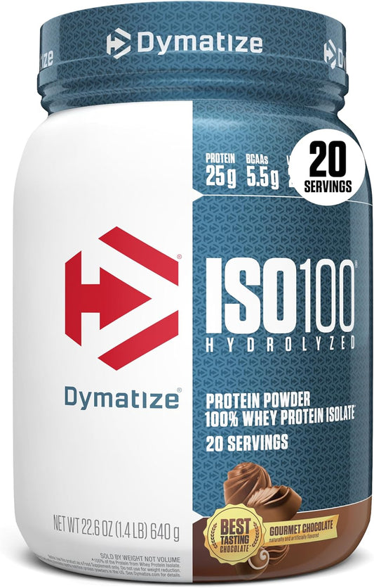 Dymatize Proteína en polvo ISO100, 100% aislado de suero de leche |...