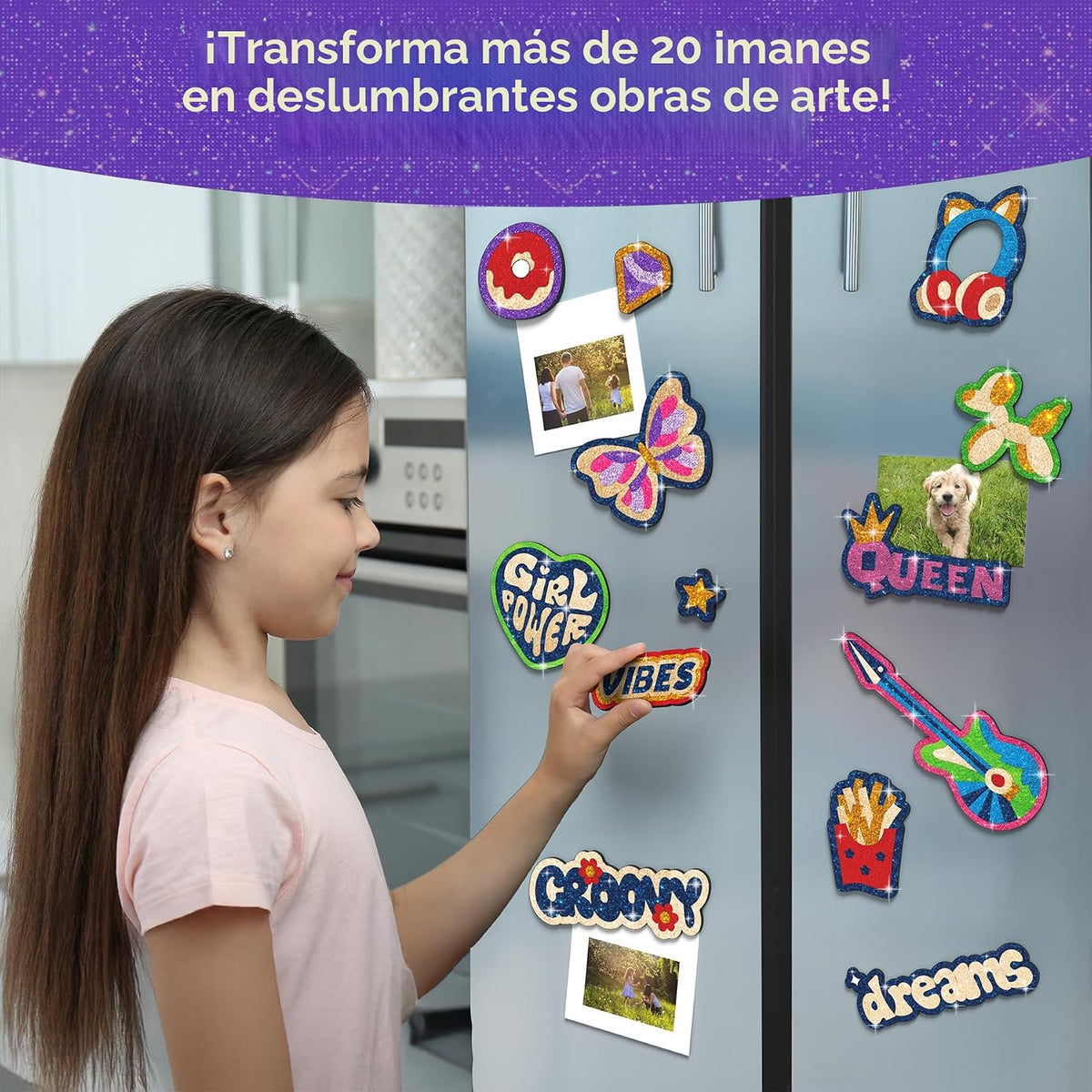 Skillmatics Foil Fun Girl Power, actividad artística y artesanal, r...