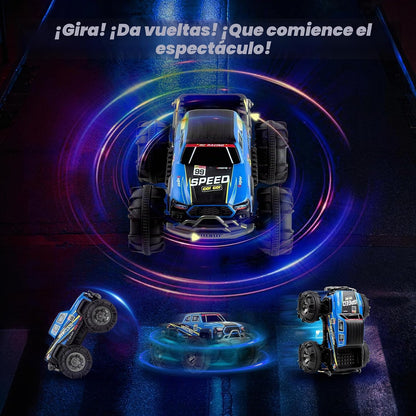 Calefwe Anfibio RC Monster Truck con bloques, control de gestos | M...
