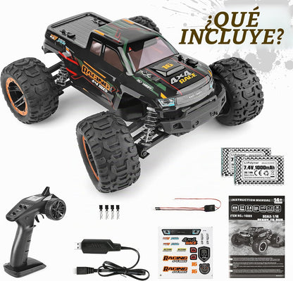 HAIBOXING Coche de control remoto 16889, escala 1:16, 2.4 GHz, auto...