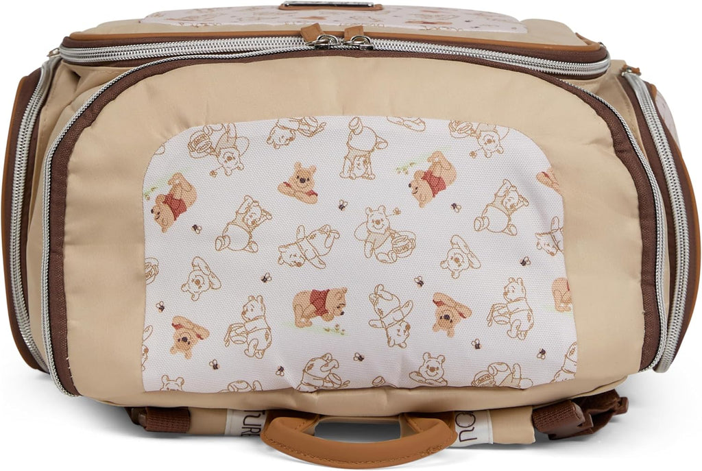 Disney Winnie the Pooh - Mochila para pañales con cambiador, bolsa...