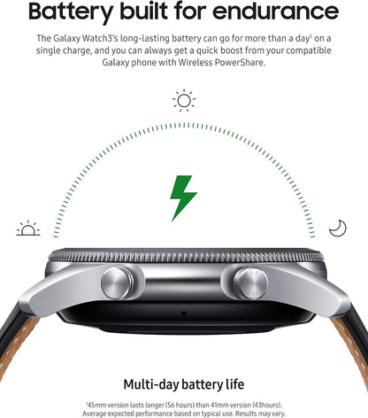 Samsung Reloj inteligente Galaxy Watch 3 (1.614 pulgadas, GPS, Blue...