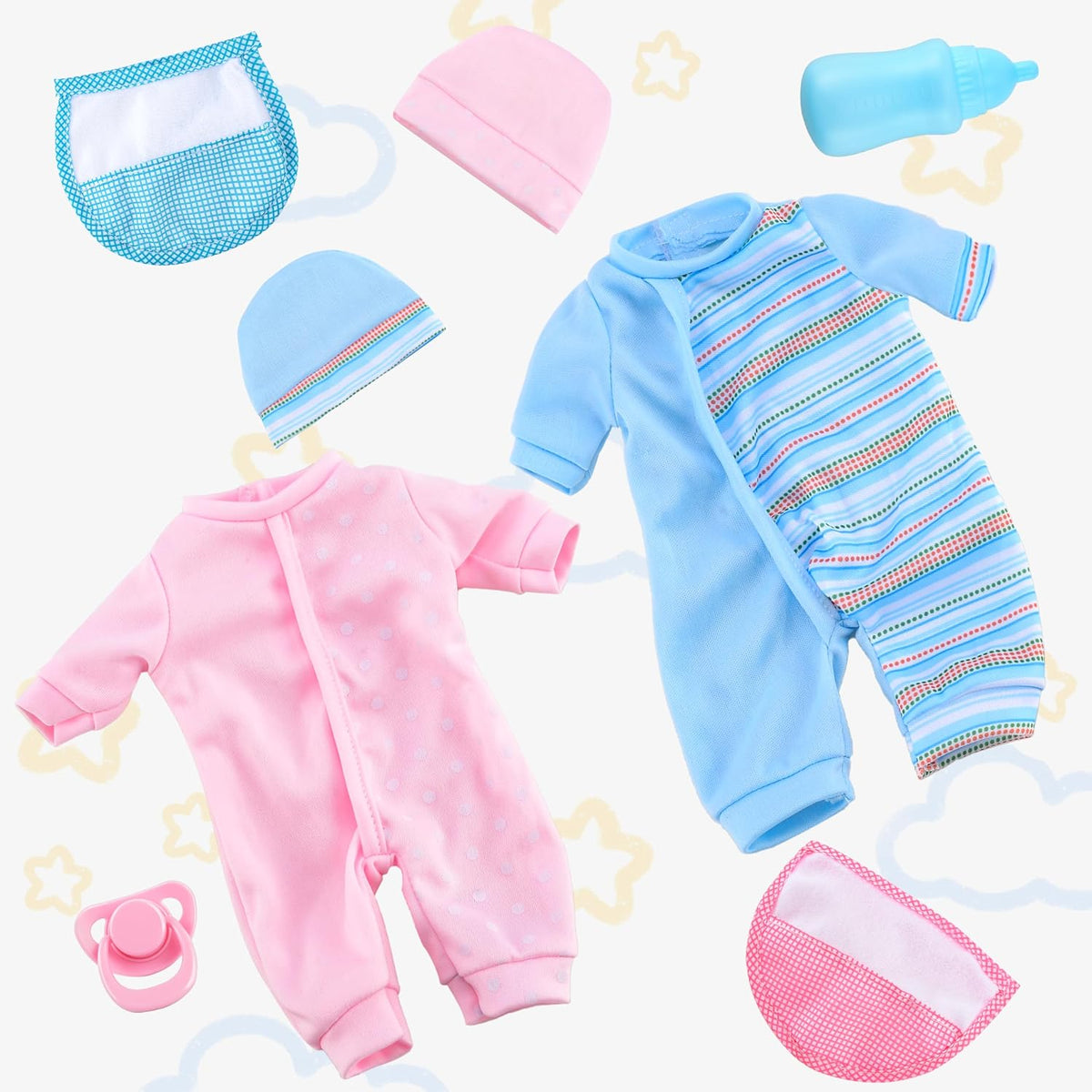 SMILESSKIDDO Twin Baby Dolls - Juego de dos muñecas de cuerpo suave...