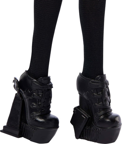 Monster High x Muñeca Wednesday Addams en vestido negro | Muñeca de...