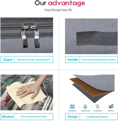Onlyeasy - Organizadores de almacenamiento para zapatos debajo de l...