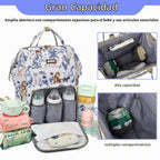 Mochila para pañales, bolsas de pañales para bebés, niñas y niños,...