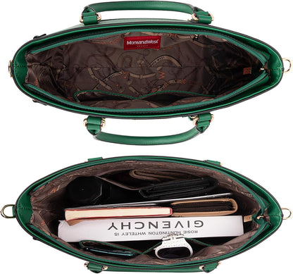 Montana West - Juego de 3 piezas de bolsos para mujer: bolso de man...
