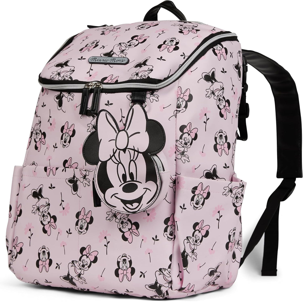 Disney Mochila para pañales con cambiador Minnie Mouse \u2013 Bolsa...