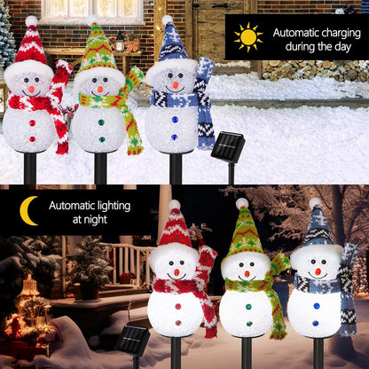 TAILERRI Luces solares de Navidad para camino, decoración al aire l...