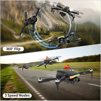 Mini dron con cámara 1080P para adultos y principiantes, cuadricópt...