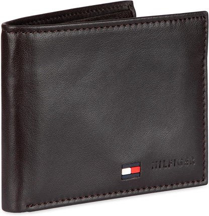 Tommy Hilfiger Cartera Passcase para hombre con ventana de identifi...