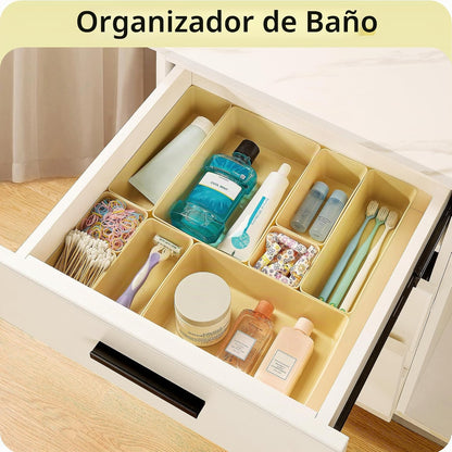 Vtopmart - Paquete de 25 organizadores de cajones de plástico con a...