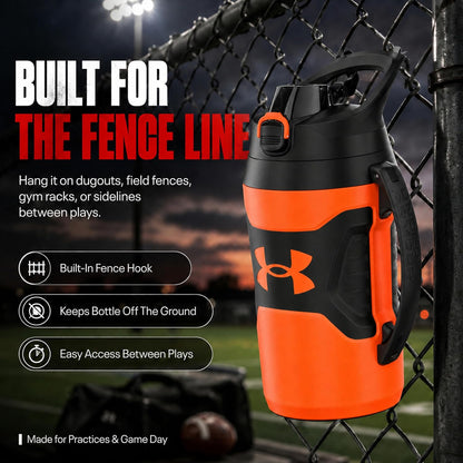 Under Armour Botella de agua aislada con asa y gancho para cerca, j...