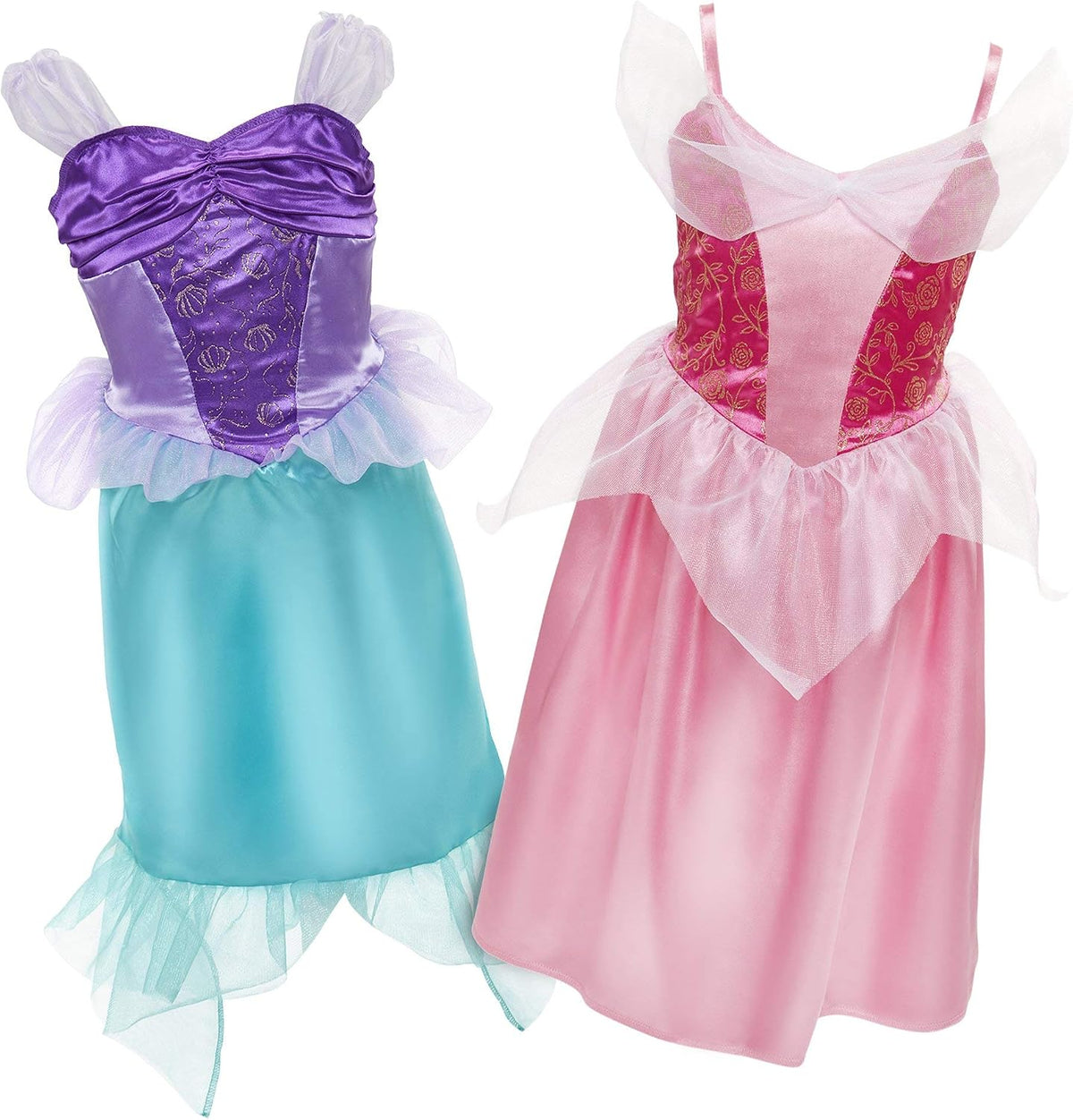 Disney Princess Ariel &amp; Aurora Baúl de Disfraces para Juegos de...
