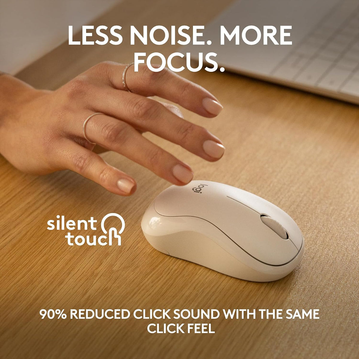 Logitech Ratón inalámbrico Bluetooth silencioso compacto M240 - Bla...