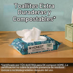 The Honest Company - Toallitas limpiadoras para bebé con 99% de agu...