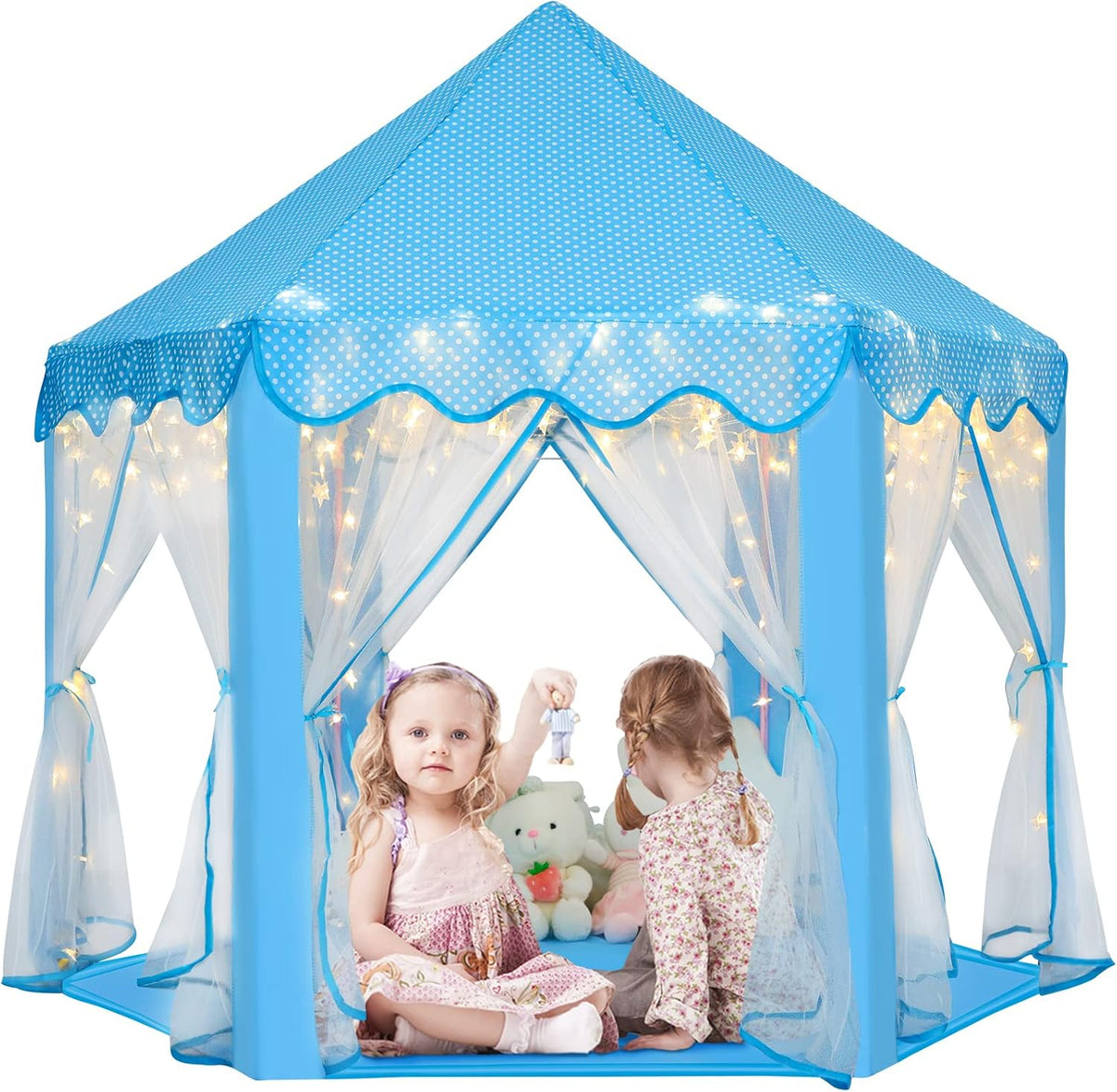 Monobeach Princess Castle Playhouse para niñas, tienda de campaña g...