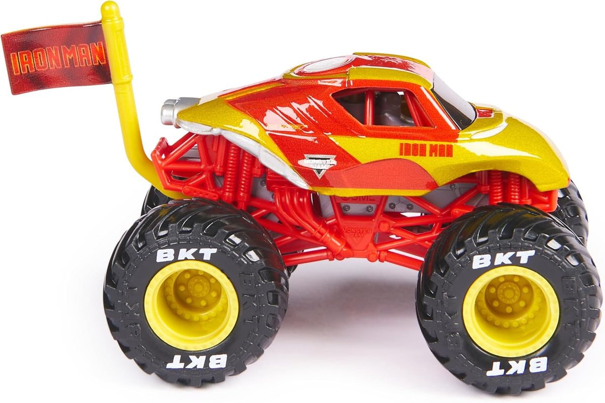 Monster Jam, Marvel - Paquete de 4 camiones monstruos fundidos a es...