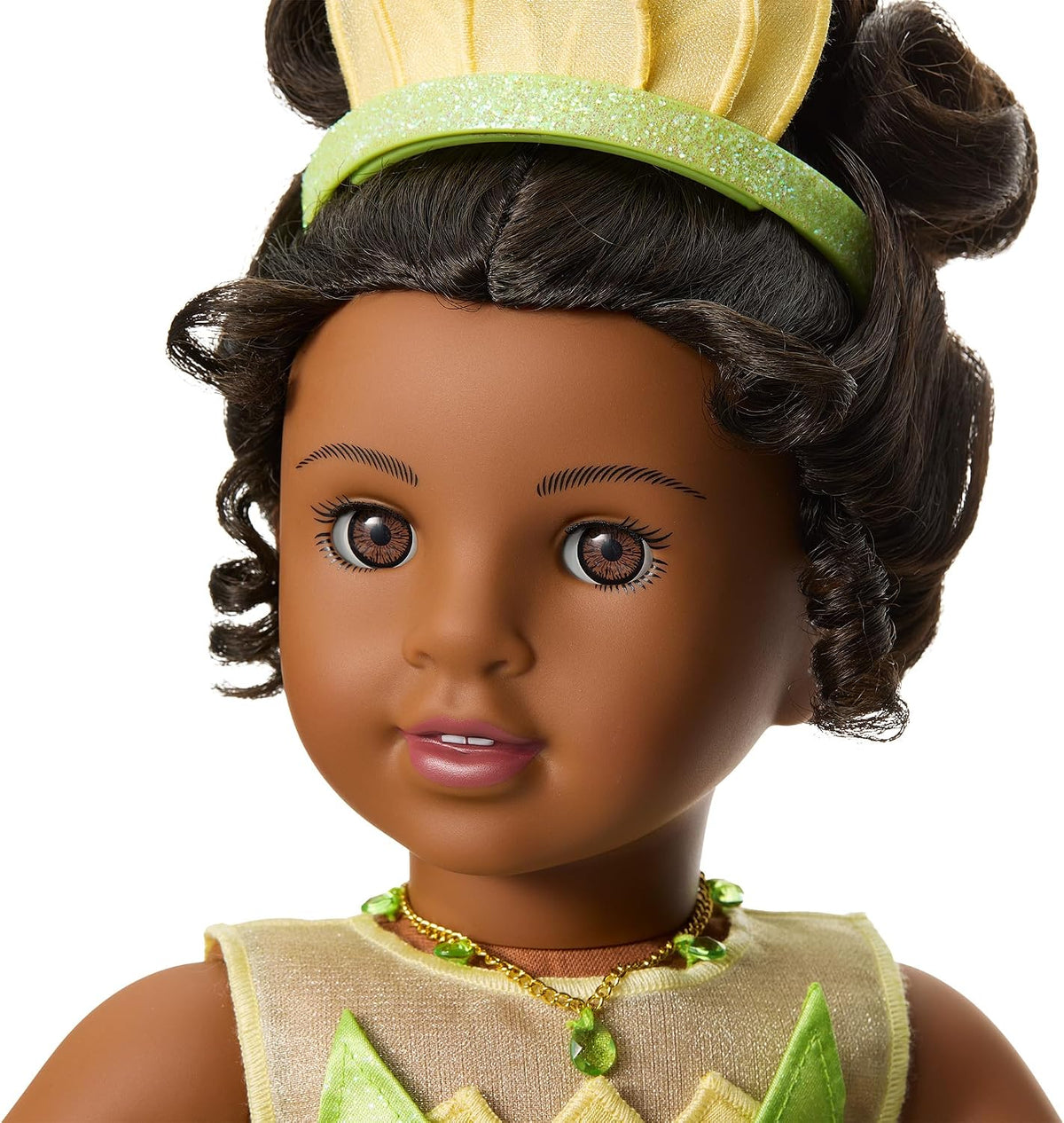 American Girl, Disney, princesa Tiana, muñeca de 18 pulgadas, cabel...