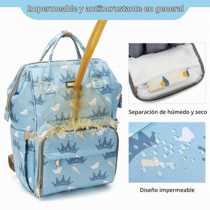 Mochila para pañales, bolsas de pañales para bebés, niñas y niños,...