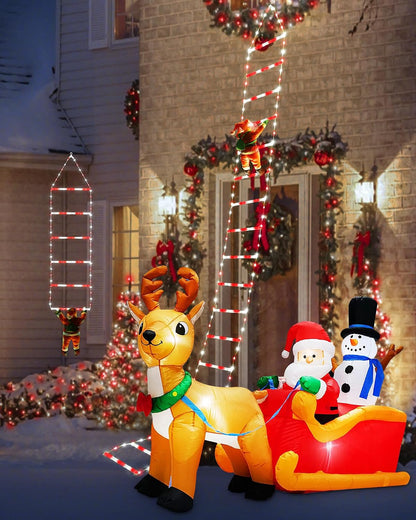 Toodour Luces LED de Navidad – Luces decorativas de Navidad de 10 p...