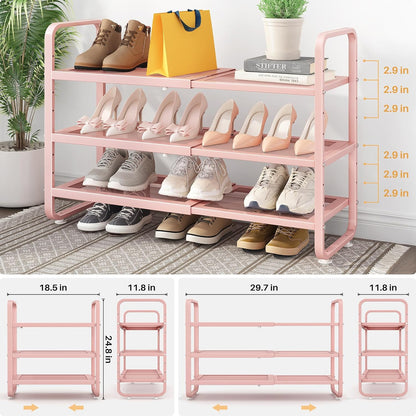 SNTD Zapatero \u2013 Organizador de zapatos expandible para armario...