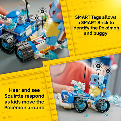 LEGO Pokémon SMART Play: Aventura en buggy del entrenador con Squir...