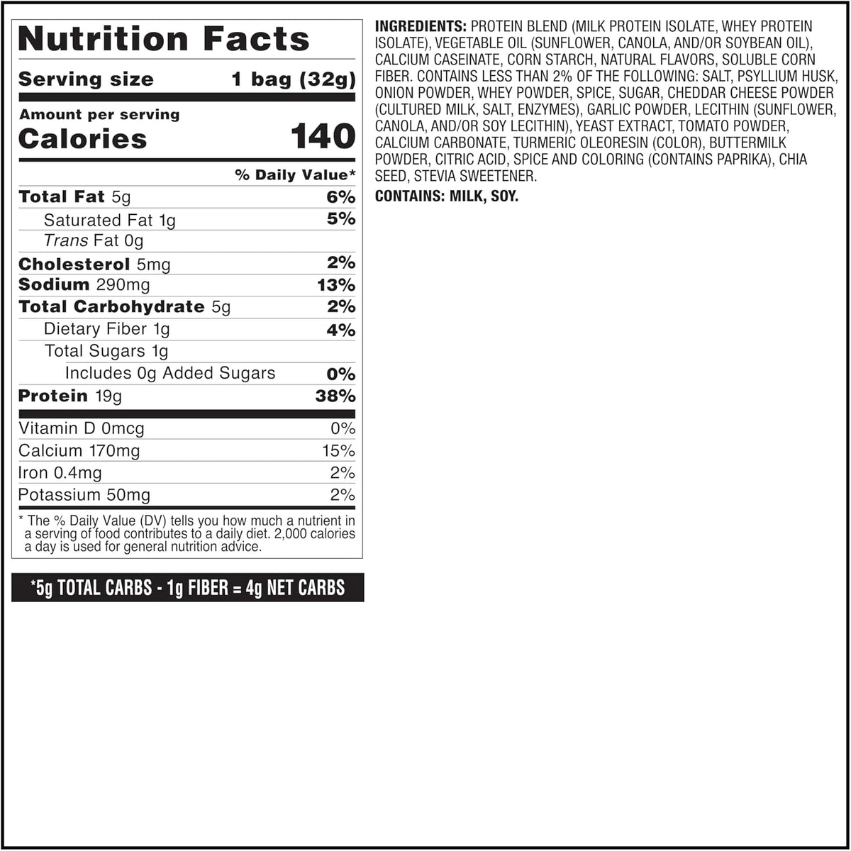 Quest Nutrition Pizza Tortilla Style Protein Chips, 0.74 oz de prot...