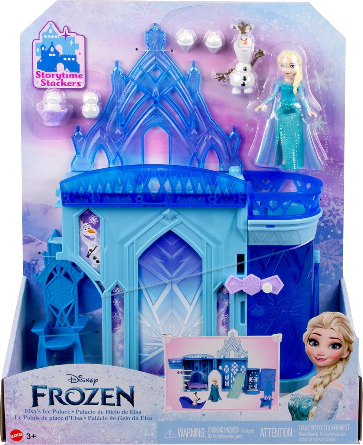 Mattel Disney Frozen Juguetes, Elsa Palacio de Hielo Storytime Stac...