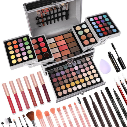 Set de regalo de maquillaje para mujeres y niñas, kit de maquillaje...