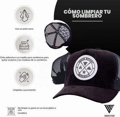 Urban Effort Trucker Hat para hombre – Gorra de béisbol con parte t...