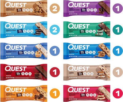 Quest Nutrition Ultimate Variety Pack Barras de proteínas, altas en...
