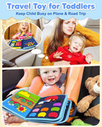 Exorany Busy Board Montessori Juguetes para niños pequeños, regalo...