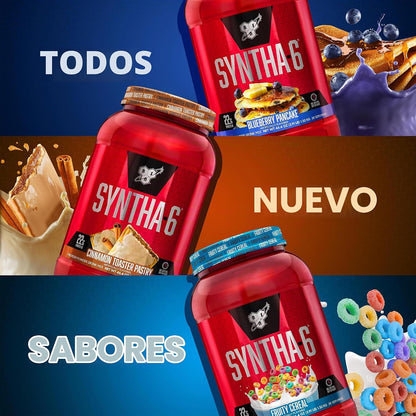 BSN SYNTHA-6 Proteína en polvo premium, pastel tostador de canela,...