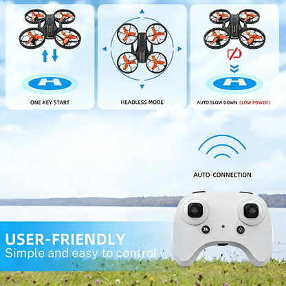 Drones - Drone RC con auto flotante y modo sin cabeza, cuadricópter...