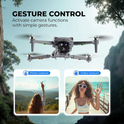 Contixo Dron GPS F23 con cámara, tiempo de vuelo de 46 minutos, con...