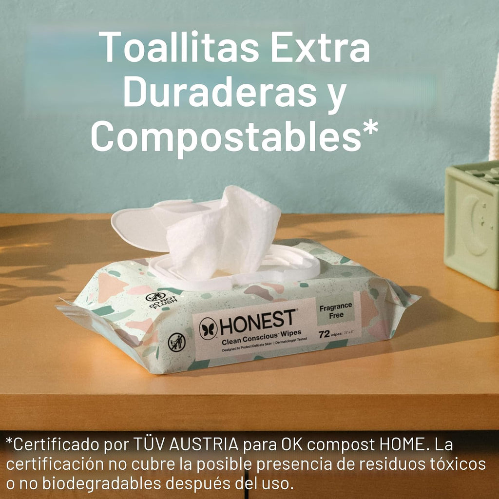 The Honest Company Toallitas multiusos para bebés, Geo Mood, 288 un...
