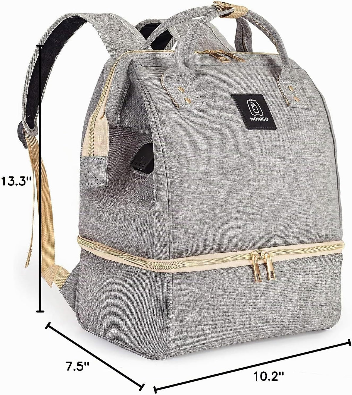 Mochila para extractor de leche, bolsa enfriadora y resistente a la...