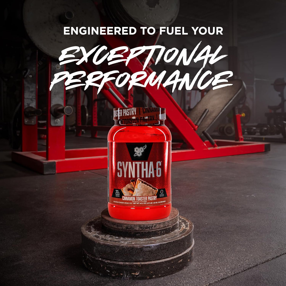 BSN SYNTHA-6 Proteína en polvo premium, pastel tostador de canela,...
