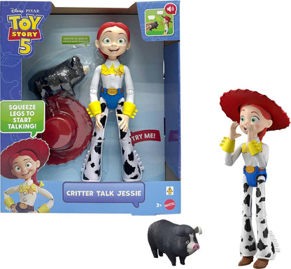 Mattel Disney y Pixar Toy Story 5 Critter Talk Jessie | Figura de a...